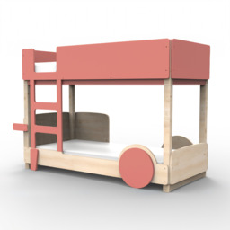 Mathy By Bols Discovery 1 Bunk Bed-Coral - thumbnail 1