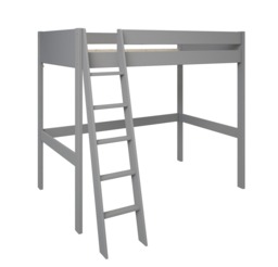 Noomi Tera Solid Wood Small Double High Sleeper Grey (FSC-Certified) - thumbnail 6