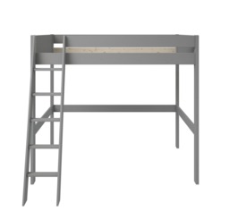 Noomi Tera Solid Wood Small Double High Sleeper Grey (FSC-Certified) - thumbnail 5