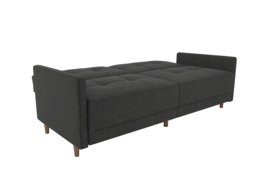 Dorel Andora Sprung Sofa Bed-Grey Linen - thumbnail 4