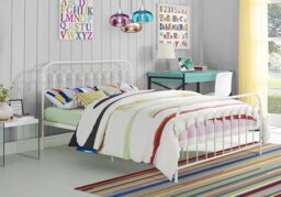 Novogratz Bright Pop Metal Bed Double-Black - thumbnail 2