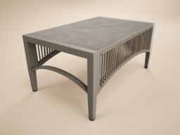 SOLACE+CO Dayton Corner Sofa & Coffee Table Garden Set Beige - thumbnail 5
