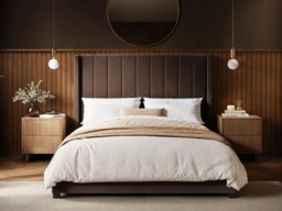Flair Tiggy Ottoman Bed with Winged Headboard Chocolate Velvet Double - thumbnail 3