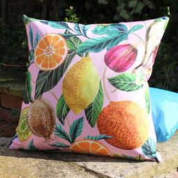 Evans Lichfield Citrus 43 x 43cm Outdoor Cushion - thumbnail 1