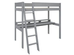 Kids Avenue Estella High Sleeper Loft Bed with Desk Underneath Grey - thumbnail 5