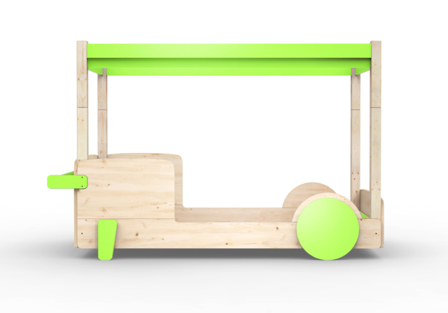 Mathy By Bols Discovery 1 Canopy Bed Apple Green - image 1