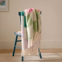 Furn Maisie 130 x 180cm Throw Polyester-Aqua - thumbnail 1