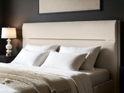 SOLACE+CO Nela Ottoman Bed Woven Fabric Cream Kingsize - thumbnail 4
