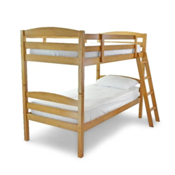 Wholesale Beds Moderna Wooden Convertible Bunk Bed Single - Antique Pine