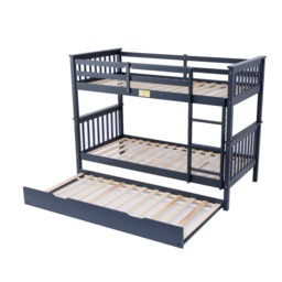 Flair Zoom Detachable Bunk Bed with Trundle Grey - thumbnail 5