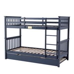 Flair Zoom Detachable Bunk Bed with Trundle Grey - thumbnail 6