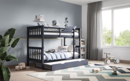 Flair Zoom Detachable Bunk Bed with Trundle Grey - thumbnail 2