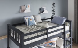 Flair Zoom Detachable Bunk Bed with Trundle Grey - thumbnail 3