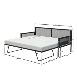 Flair Clay Metal Daybed with Trundle - thumbnail 6