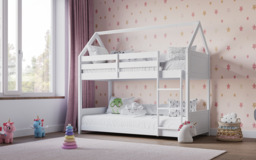 Flair Plation Low Play House Bunk Bed White - thumbnail 4