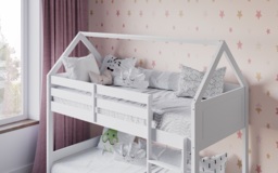 Flair Plation Low Play House Bunk Bed White - thumbnail 3