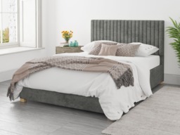 Aspire Grant Ottoman Bed Kimiyo Linen Granite - Double - thumbnail 2