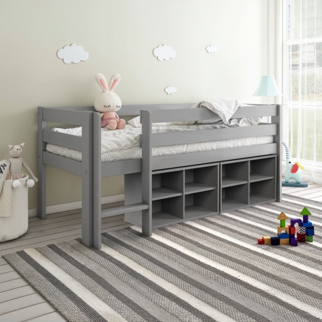 Noomi Shorty Midsleeper Cube Unites Set (FSC-Certified)-Grey - image 1
