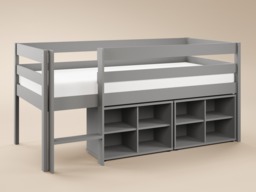 Noomi Shorty Midsleeper Cube Unites Set (FSC-Certified)-Grey - thumbnail 2