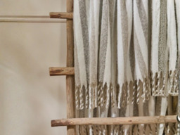 Wylder Beechwood Woven Stripe Throw -Heath - thumbnail 2