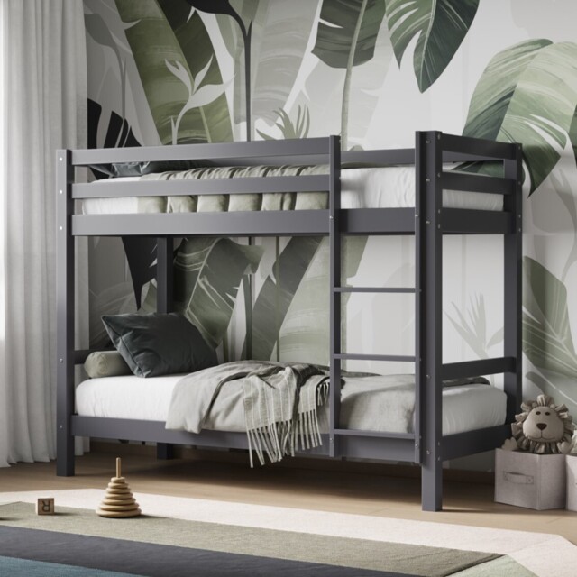 Flair Callisto Shorty Bunk Bed Grey - image 1