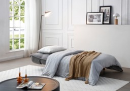 Limelight Remi Fabric Sofa Bed-Grey - thumbnail 3