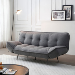 Limelight Remi Fabric Sofa Bed-Grey - thumbnail 1