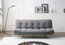 Limelight Remi Fabric Sofa Bed-Grey - thumbnail 2