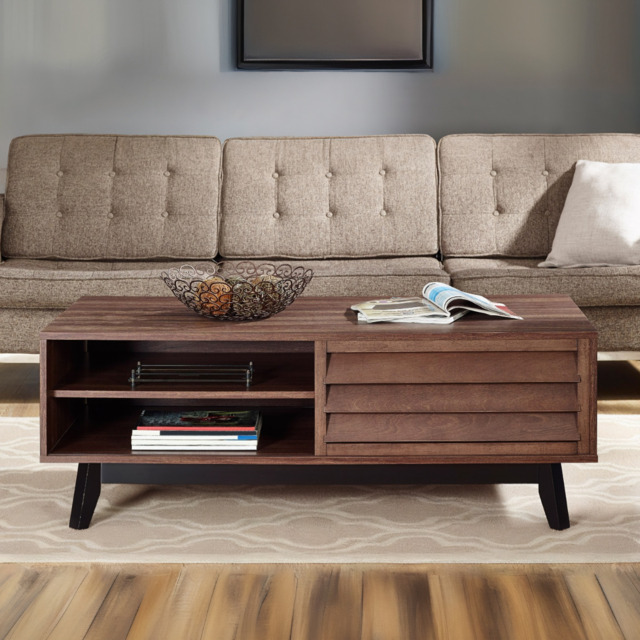 Dorel Vaughn Coffee Table Walnut - image 1