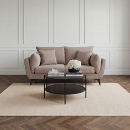 LPD Carter Taupe 2 Seater Sofa