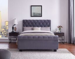 Flintshire Furniture Whitford Ottoman Bed-Grey-Double - thumbnail 3