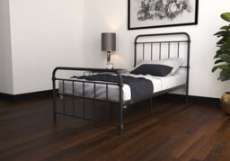 Dorel Wallace Metal Bed Frame-White-Double - thumbnail 3