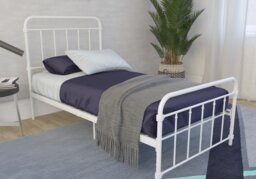 Dorel Wallace Metal Bed Frame-White-Double - thumbnail 6