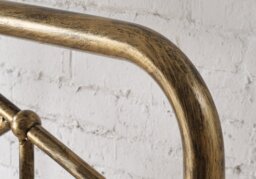 Flintshire Furniture Axton Antique Bronze Metal Bed Frame-Double - thumbnail 6
