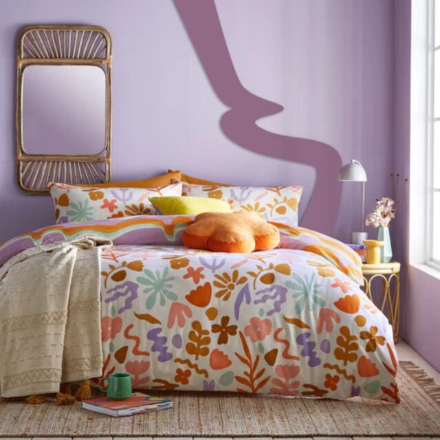 Furn Amelie Duvet Cover Set Polycotton-Kingsize - image 1