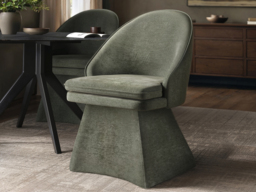SOLACE+CO Emil Mottled Glass Dining Table with Aiko Chairs Set of 4 - thumbnail 3
