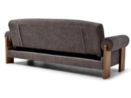 Kyoto Mila 2 Seater Clic Clac Sofa Bed Chenille Mocha - thumbnail 5