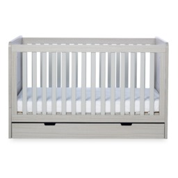 Ickle Bubba Pembrey Ash Grey Cot Bed and Under Drawer - thumbnail 6