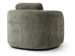 Kyoto Mitch Chenille Swivel Accent Chair Olive - thumbnail 6