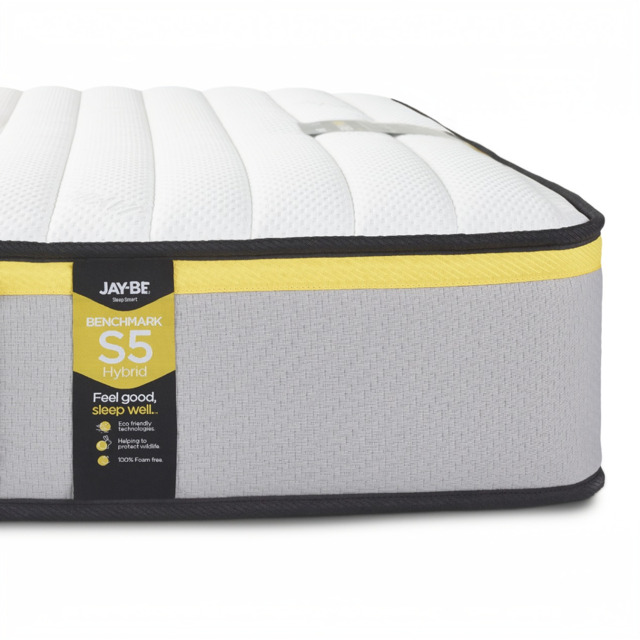 Jay-Be® Benchmark S5 Hybrid e-Sprung™ Eco-Friendly Mattress-Kingsize - image 1