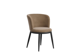 LPD Rina Black Dining Table With Nova Dining Chairs Mole Table & 6 Chairs - thumbnail 3