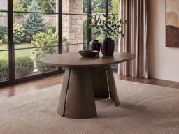" SOLACE+CO Ebony Extendable Dining Table with 4 Elise Chairs Light Brown" - thumbnail 7