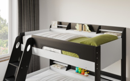 Flair Flick Triple Storage Bunk Bed Grey - thumbnail 3