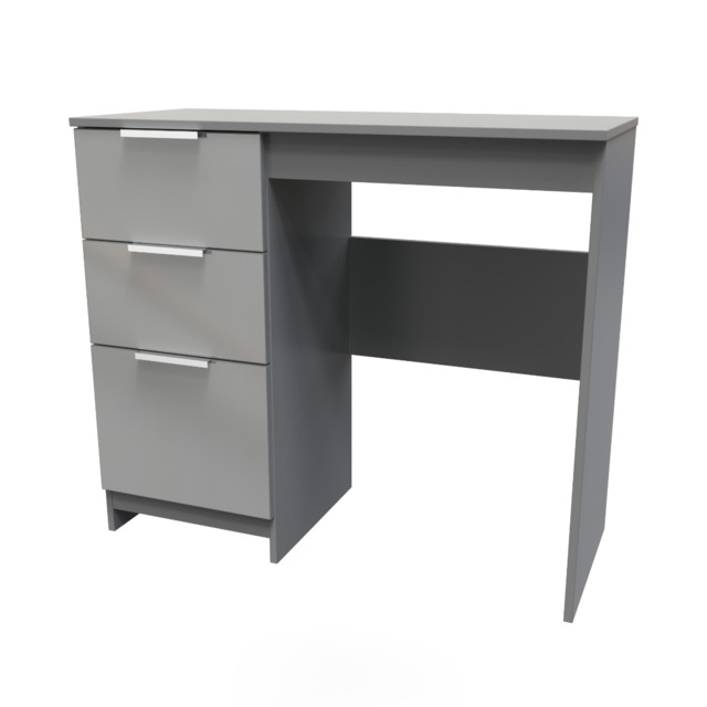 Welcome Furniture Plymouth Kneehole Desk Dust Grey - image 1