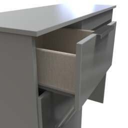 Welcome Furniture Plymouth Kneehole Desk Dust Grey - thumbnail 4