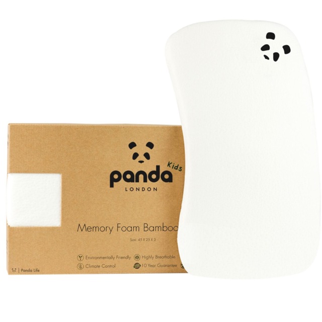 Panda Memory Foam Bamboo Baby Pillow - image 1