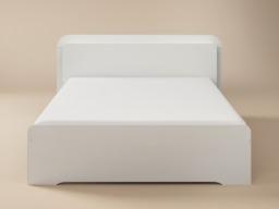 Noomi Evie Storage Bed with Headboard White Double - thumbnail 5