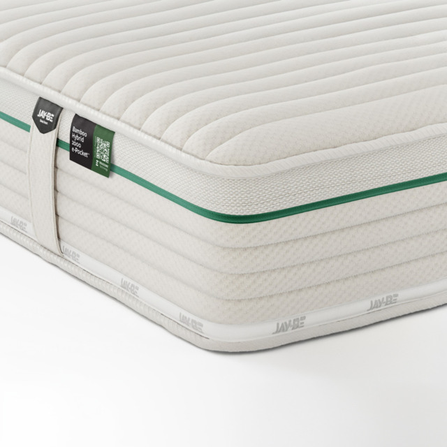 Jay-Be® Natural Fresh Bamboo Hybrid 2000 e-Pocket Mattress-Small Double - image 1