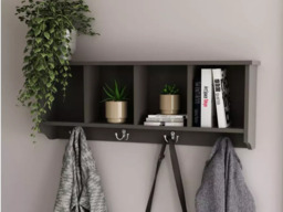 GFW Kempton Wall Rack-Grey - thumbnail 2