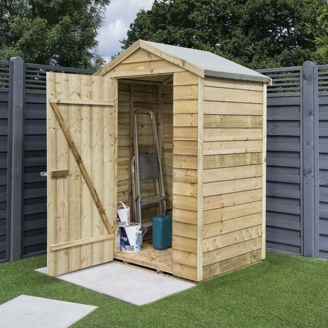 Rowlinson Overlap Pressure Treated Shed 4x3cm - image 1